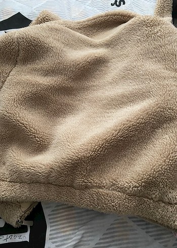 Pull&bear Kadın Peluş Mont - Ceket - Görsel 4