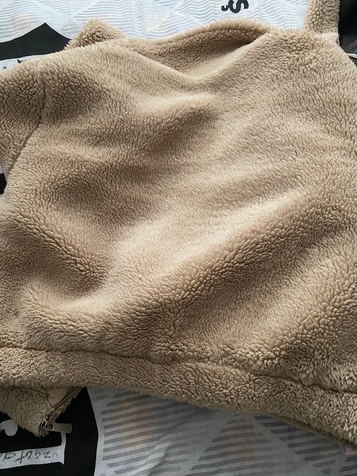 Pull&bear Kadın Peluş Mont - Ceket - Görsel 4