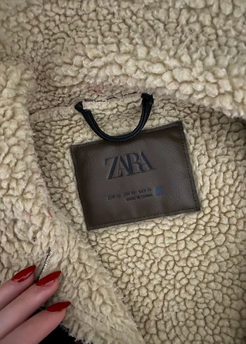 Kürk Detaylı Kahverengi Deri Kadın Ceket - Görsel 3