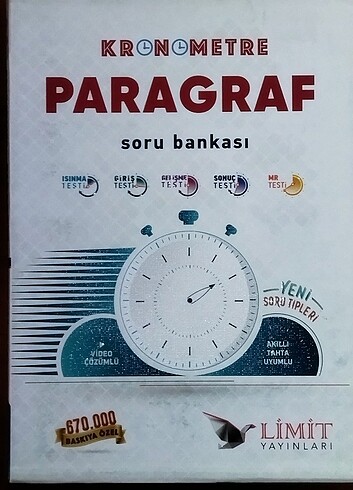 LİMİT KRONOMETRE PARAGRAF SORU BANKASI 