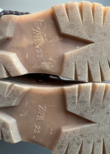 Zara Kahverengi Kürklü Süet Erkek Çocuk Botu - Görsel 8