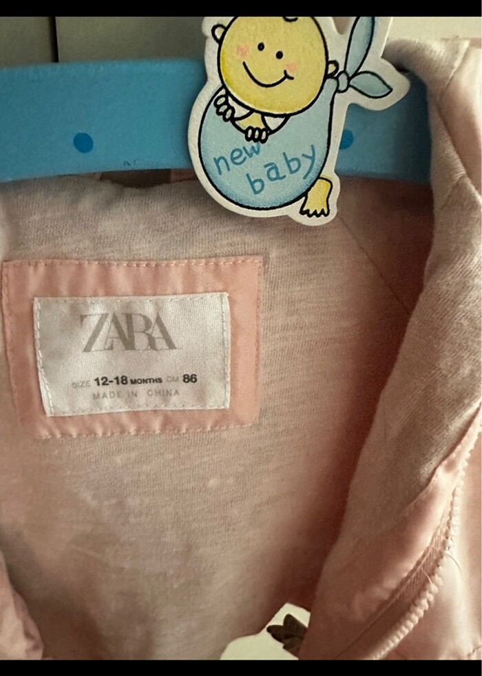 Orjinal zara kız bebek yağmurluk - Görsel 2