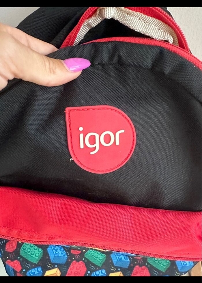 Orjinal igor okul çantası - Görsel 4
