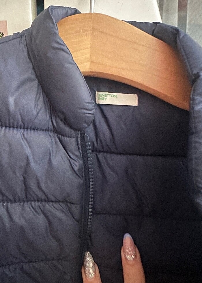 Orjinal benetton kaztüyü yelek unisex - Görsel 3