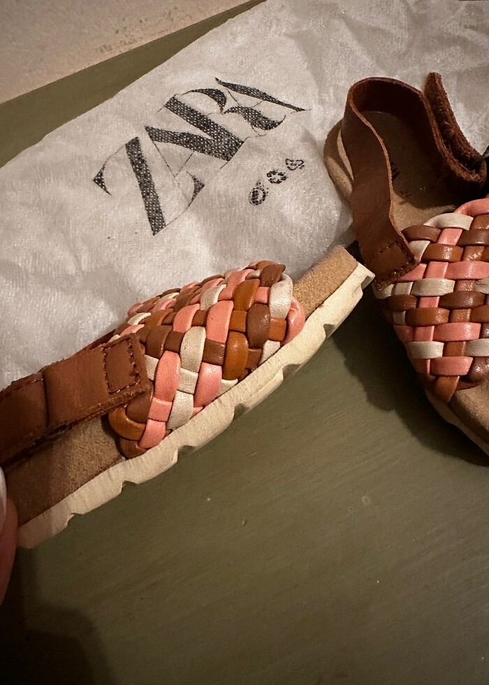 Zara kız çocuk bebek sandalet - Görsel 2