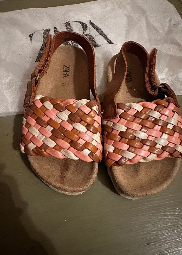 Zara kız çocuk bebek sandalet - Görsel 3