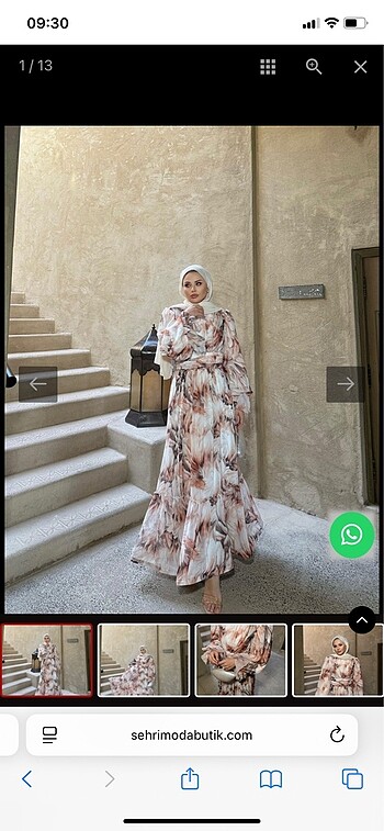 Sehrimoda yazlık tesettür elbise