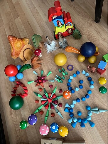 Imaginarium Waldorf montessori ahşap harika materyal