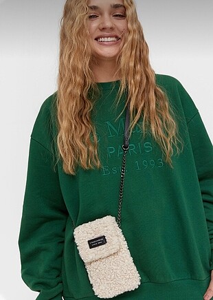 Stradivarius Suni Yünlü Çanta