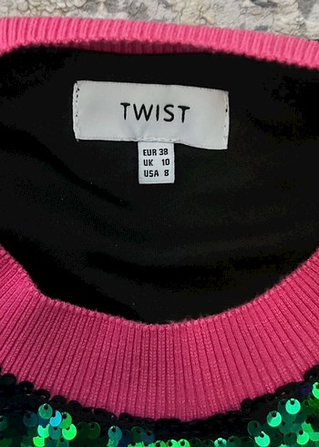 Renkli Payetli Sweatshirt - Görsel 2