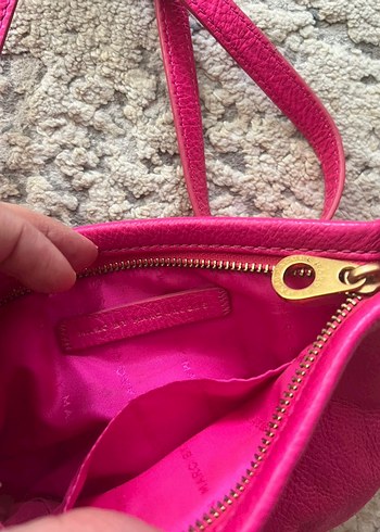 Marc Jacobs Pembe Deri Kadın Çanta - Görsel 7