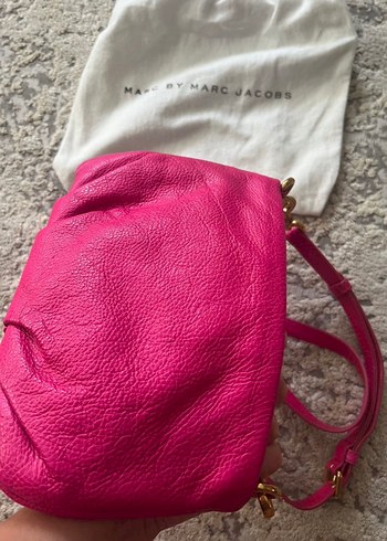 Marc Jacobs Pembe Deri Kadın Çanta - Görsel 6
