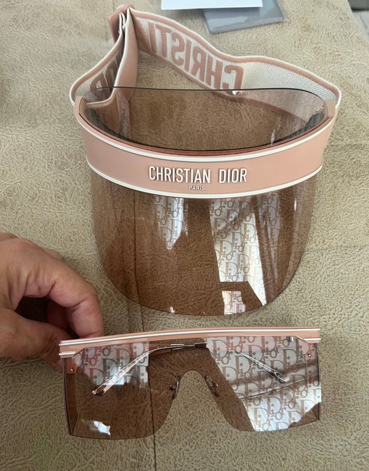 Christian Dior Bej Tokalı Kadın Vizör Şapka - Görsel 4