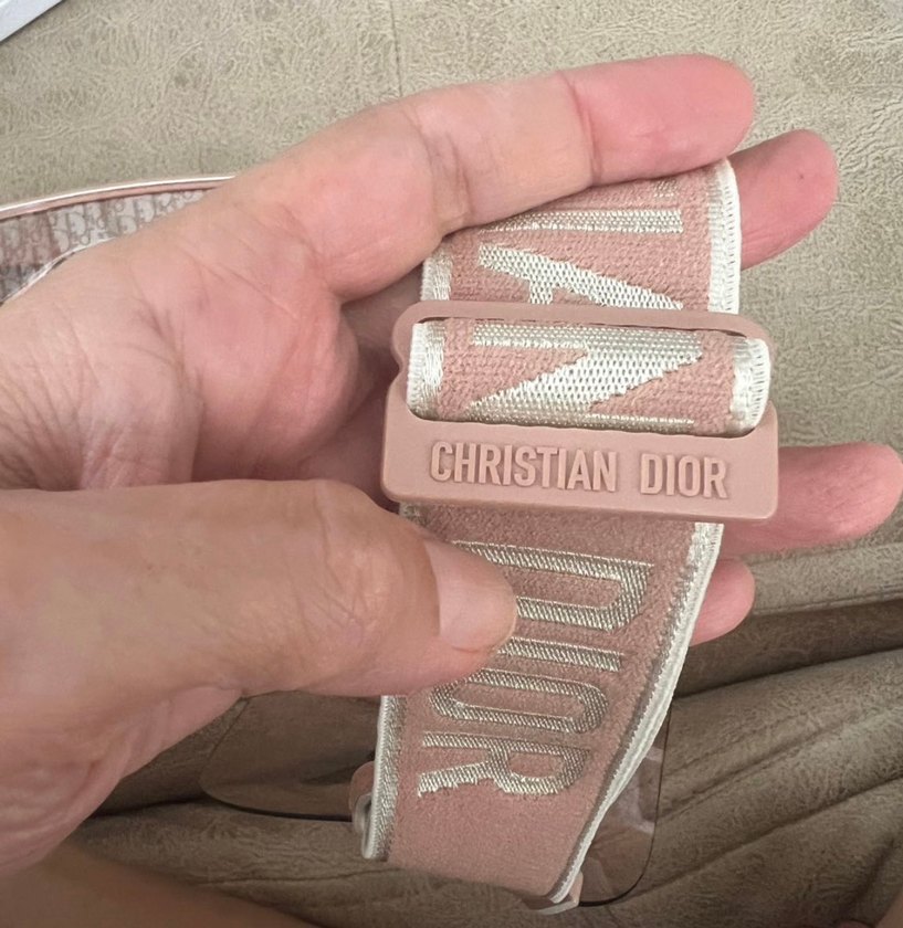 Christian Dior Bej Tokalı Kadın Vizör Şapka - Görsel 5