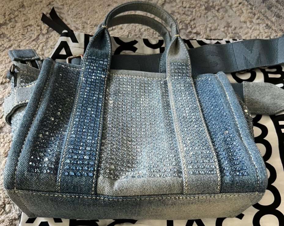 Gri Kot Kumaşlı Kadın El Çantası - Görsel 3