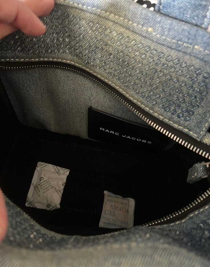 Gri Kot Kumaşlı Kadın El Çantası - Görsel 4