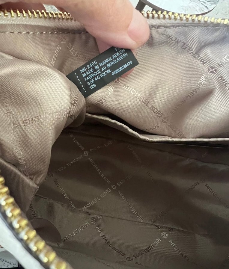 Zincir Detaylı Beyaz Deri Kadın Çanta - Görsel 3