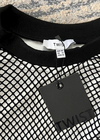 Kadın Gri Ekose Uzun Dantel Elbise - Görsel 5