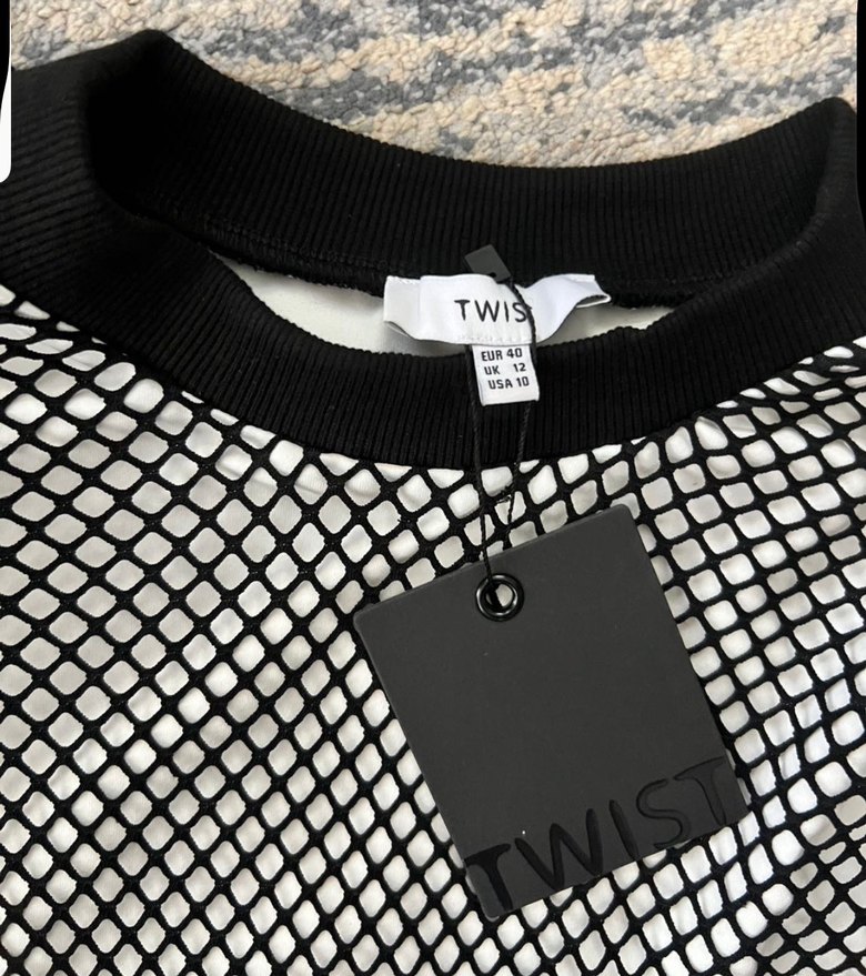 Kadın Gri Ekose Uzun Dantel Elbise - Görsel 5