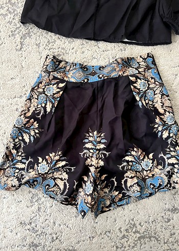 Siyah Desenli Uzun Kollu Mini takım - Görsel 5