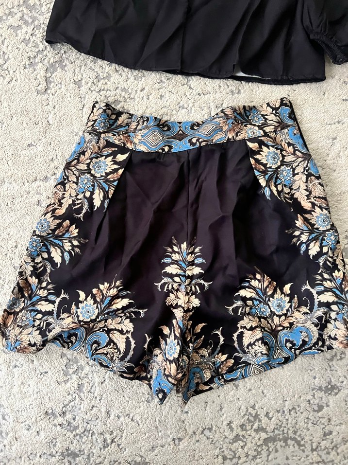 Siyah Desenli Uzun Kollu Mini takım - Görsel 5