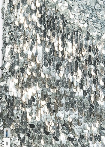 Parlak V Yaka Payetli Kadın Yelek - Görsel 7