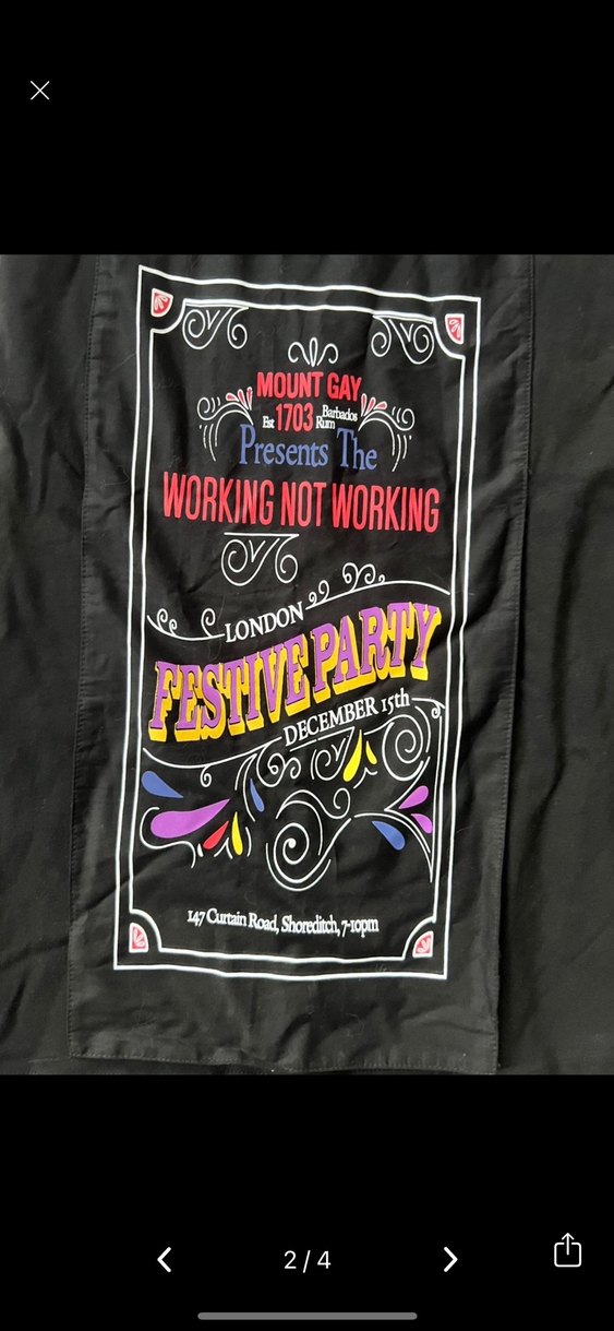 Siyah Baskılı Gevşek Kesim elbise - Görsel 2