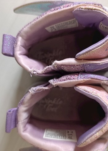 Kız Çocuk Mor Bağcıklı ve Cırt Cırtlı Spor Ayakkabı - Görsel 9