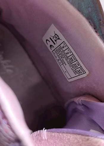 Kız Çocuk Mor Bağcıklı ve Cırt Cırtlı Spor Ayakkabı - Görsel 8