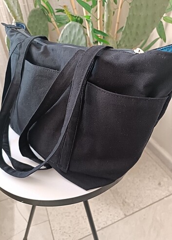 Zara Siyah tote çanta