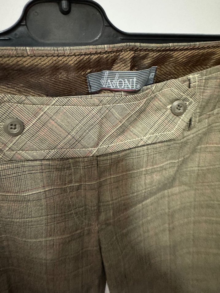 Kemer Detaylı Kısa Kumaş Kadın Pantolon - Görsel 2