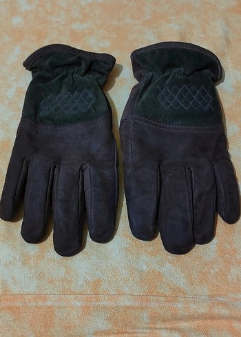 Kahverengi Deri Biker Kadın Eldivenleri - Görsel 2