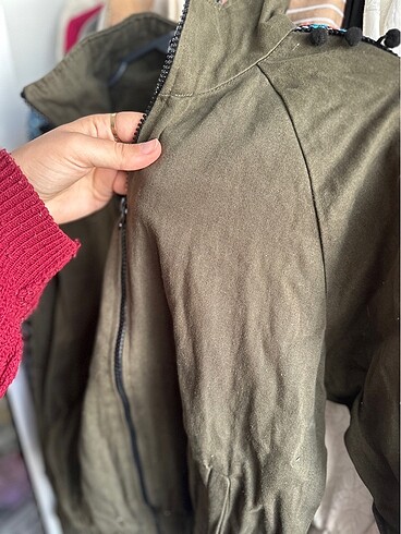 Zara Renkli şeritli Kadın ceket