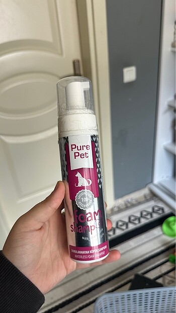 Pet kedi-köpek içim kuru şampuan