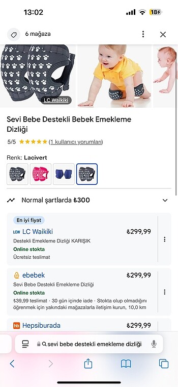 Sevi Bebe Sevi bebe emekleme dizliği