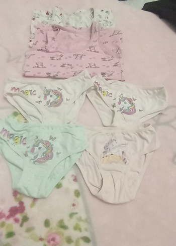 Çok Renkli Baskılı Çocuk İç Çamaşırı Seti - Görsel 2