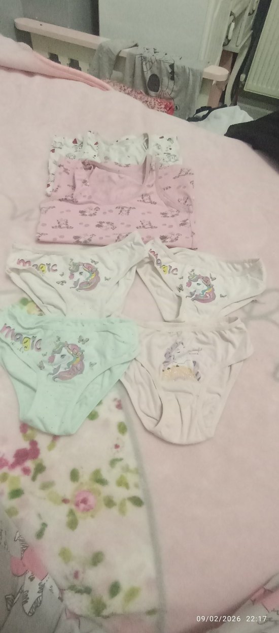 Çok Renkli Baskılı Çocuk İç Çamaşırı Seti - Görsel 2