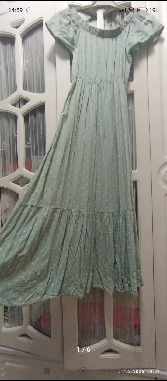 Kadın Straplez Dantel Detaylı Uzun Bohem Elbise - Görsel 2