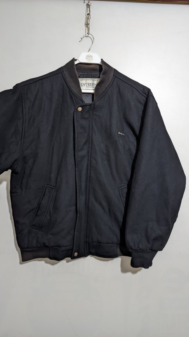 Entrefino oversize vintage Kaşe Mont - Görsel 4