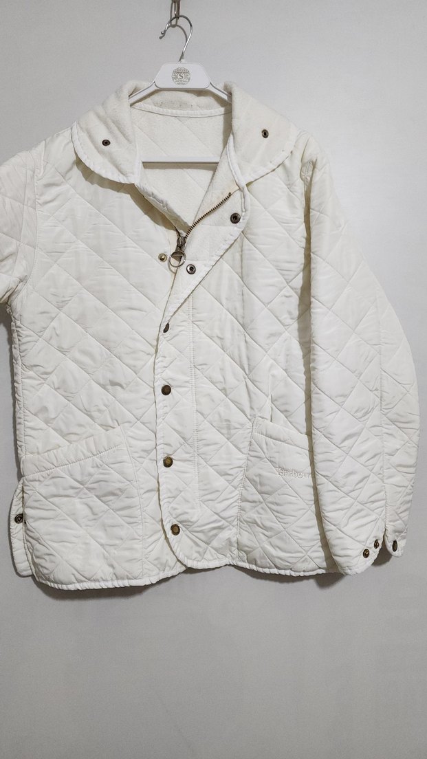 Barbour Kapitone vintage mont ceket - Görsel 4