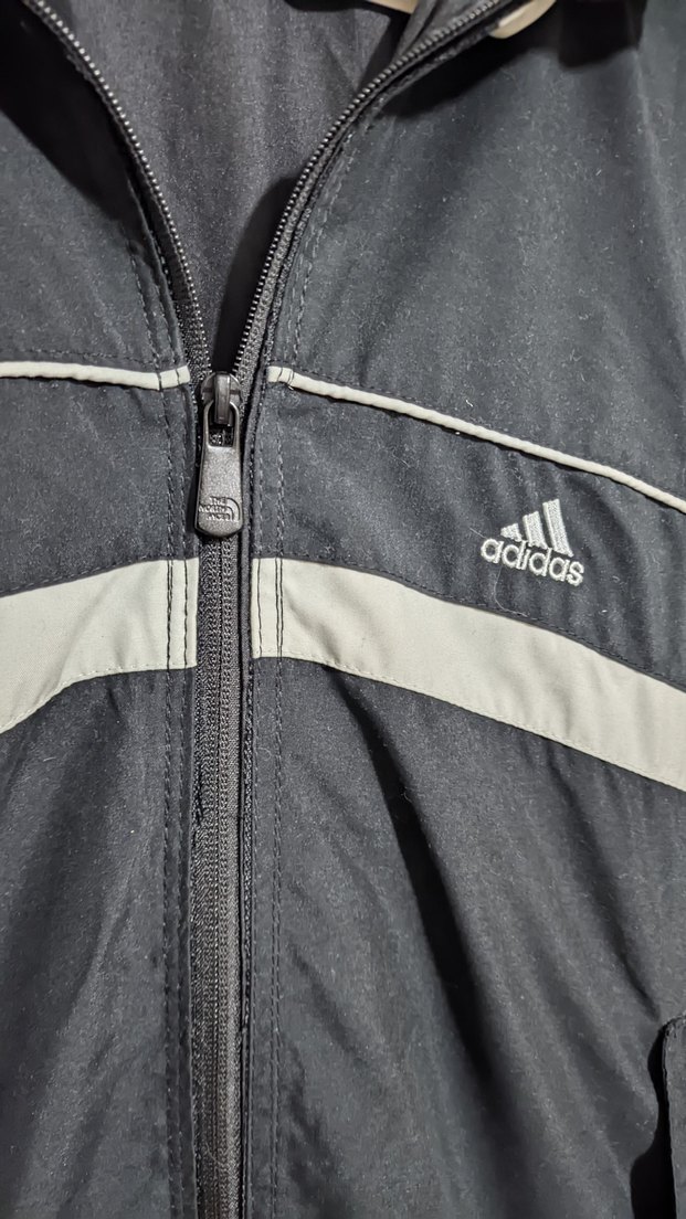 orijinal adidas oversize vintage ceket - Görsel 2
