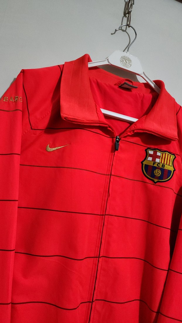 2008_2009 orijinal Nike Barcelona ceket - Görsel 2