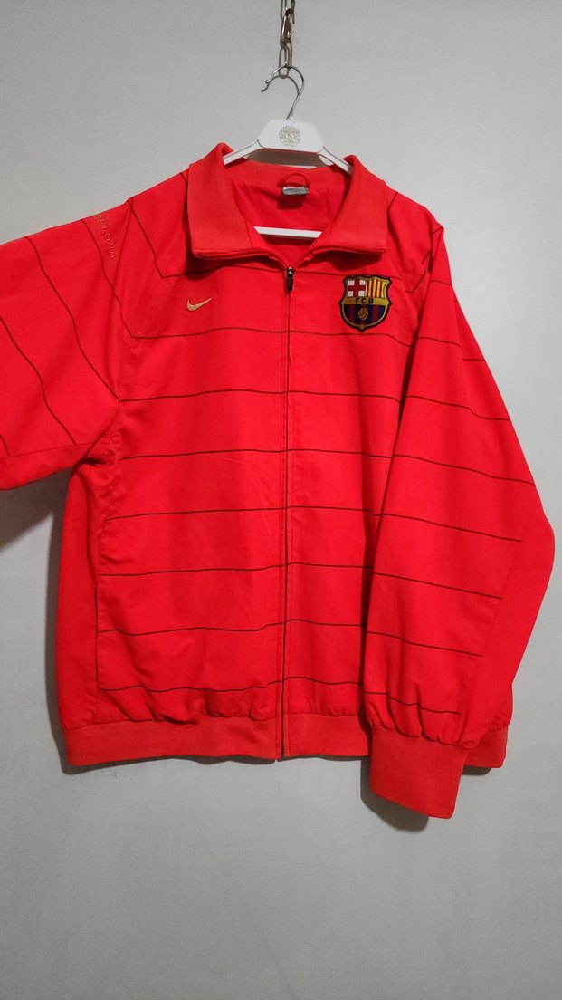 2008_2009 orijinal Nike Barcelona ceket - Görsel 4