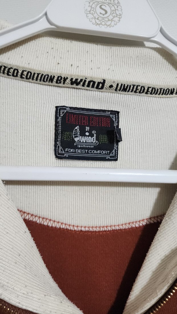 Fermuarlı Uzun Kollu vintage sweatshirt - Görsel 3