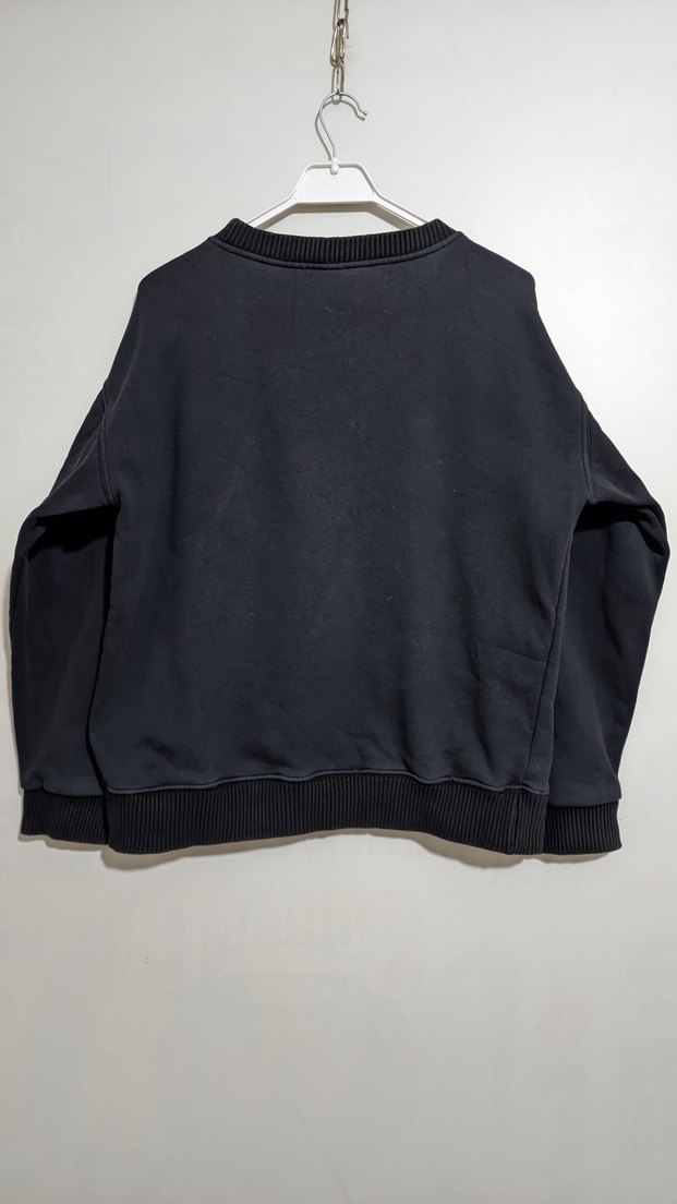 Puma Siyah Oversize vintage Sweatshirt - Görsel 5