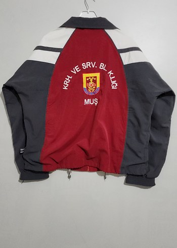 adidas askeri vintage bomber spor ceket - Görsel 7