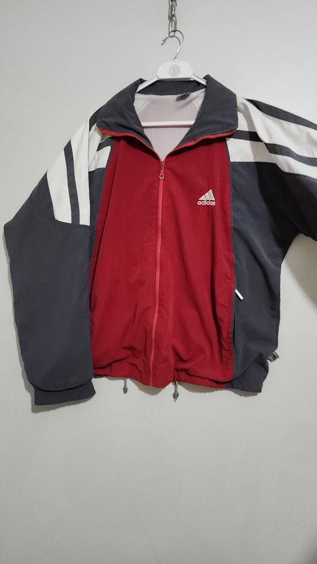 adidas askeri vintage bomber spor ceket - Görsel 5
