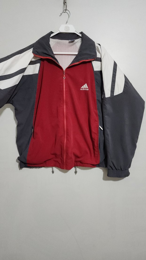 adidas askeri vintage bomber spor ceket - Görsel 4