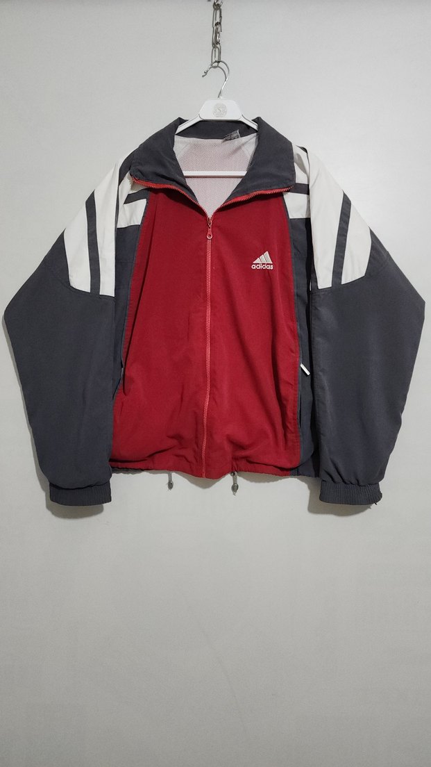 adidas askeri vintage bomber spor ceket - Görsel 2
