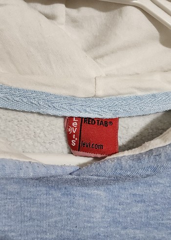 Levis Erkek Mavi Kapüşonlu Sweatshirt - Görsel 3